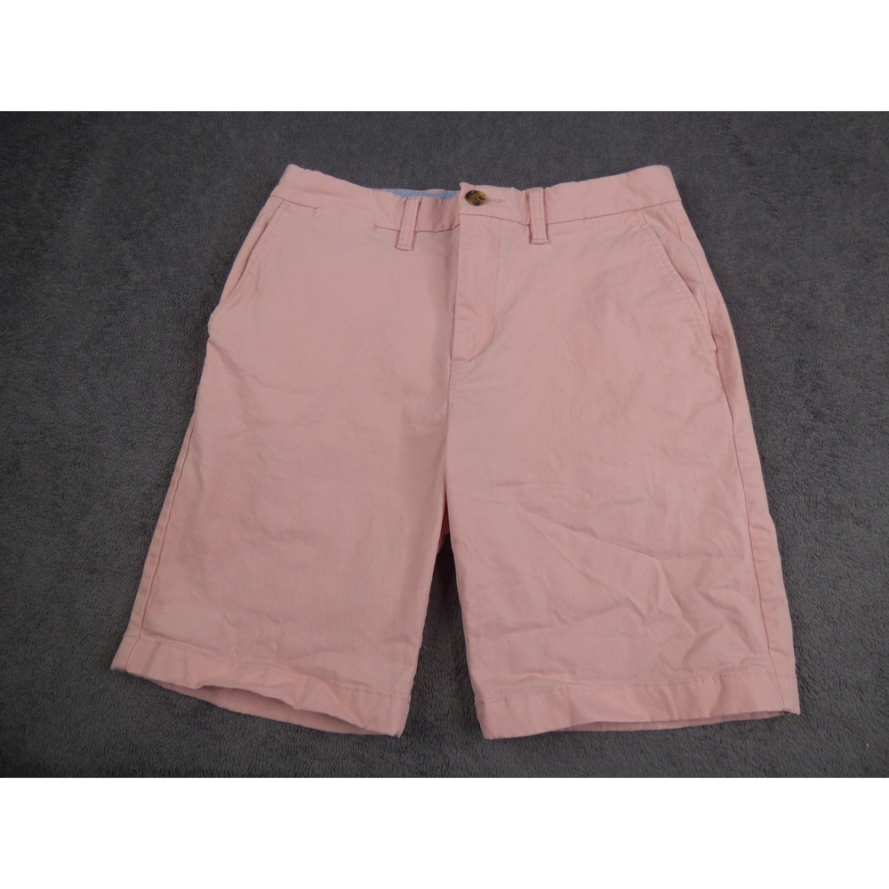 Tommy Hilfiger‎ Mens 30 Chino Shorts Light Pink Flat Front Stretch Casual Summer